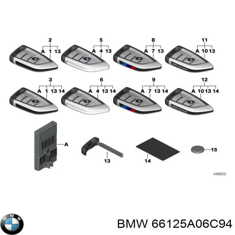 Llave de encendido BMW 66125A473F4 precio, desde 388,46 EUR