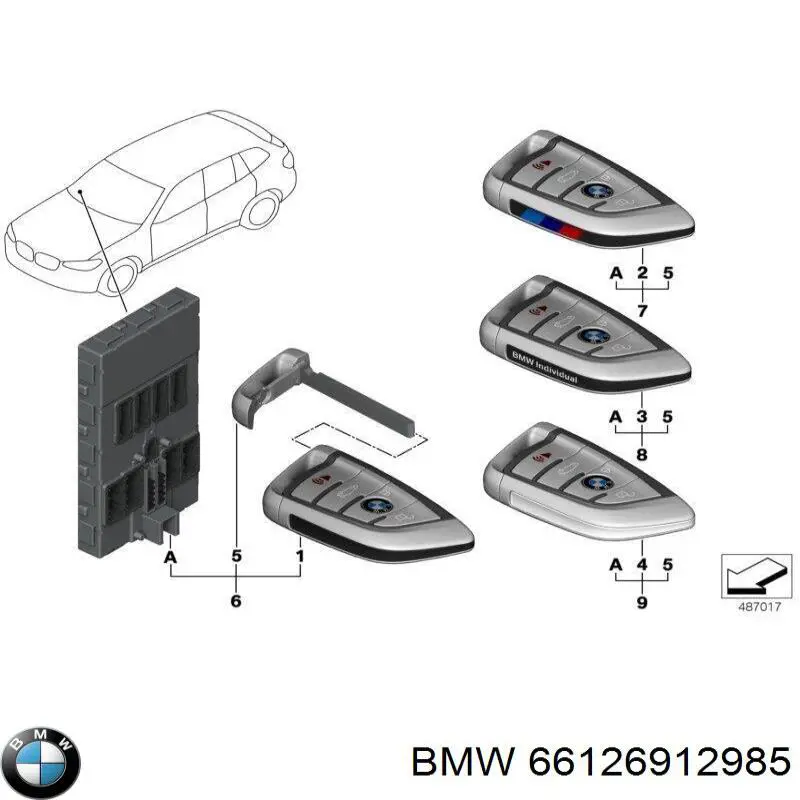 Batería de control remoto BMW 66126912985 precio, desde 3,23 EUR