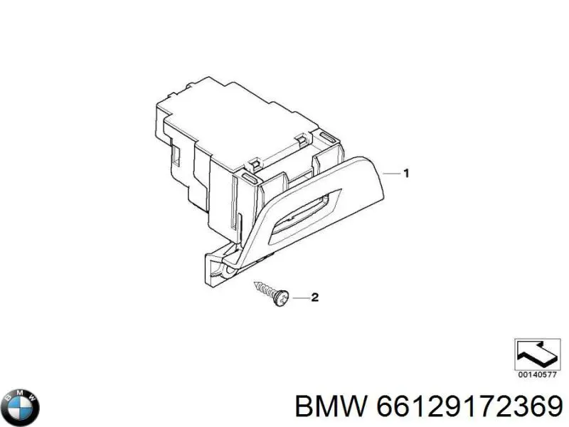 66129172369 BMW Interruptor de encendido