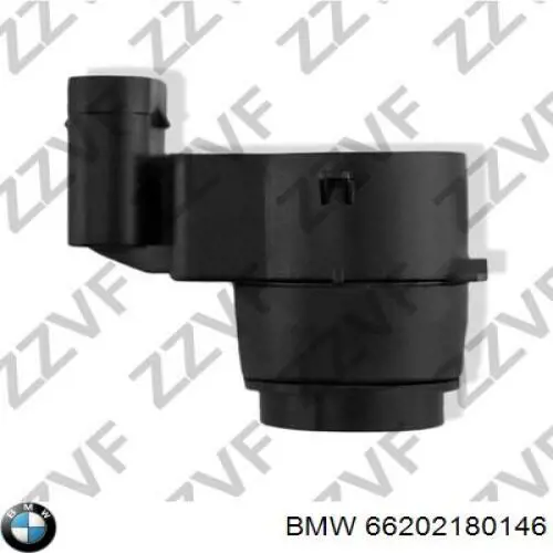 66202180146 BMW Sensor de estacionamiento delantero/trasero central
