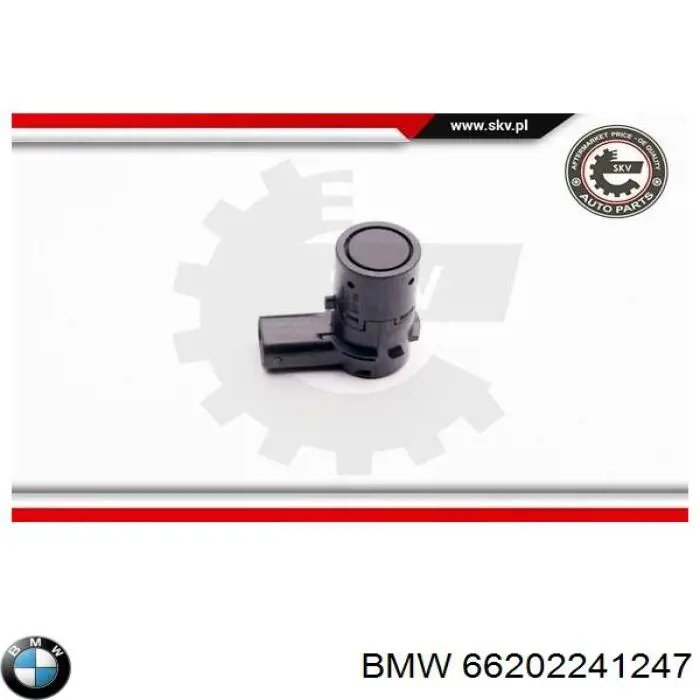 66202241247 BMW sensor de alarma de estacionamiento(packtronic Delantero/Trasero Central)