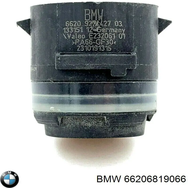 Sensor de estacionamiento delantero/trasero central 66206819066 BMW