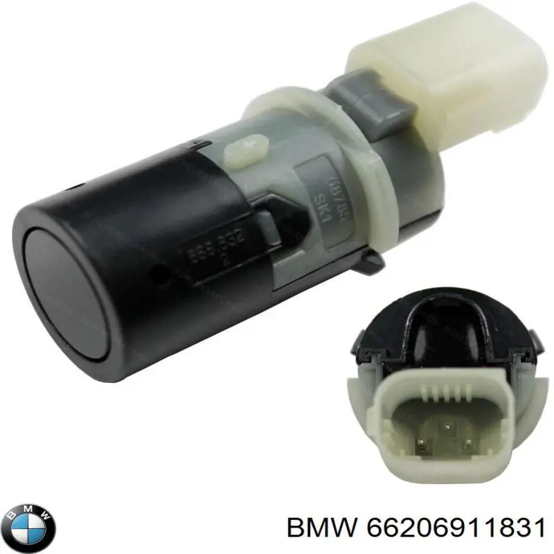 66206911831 BMW Sensor alarma de estacionamiento trasero 