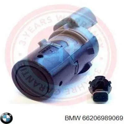 66206989069 BMW sensor de alarma de estacionamiento(packtronic Delantero/Trasero Central)