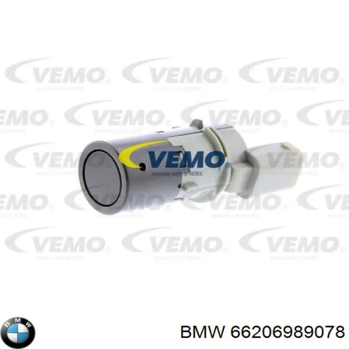 66206989078 BMW sensor de alarma de estacionamiento(packtronic Delantero/Trasero Central)