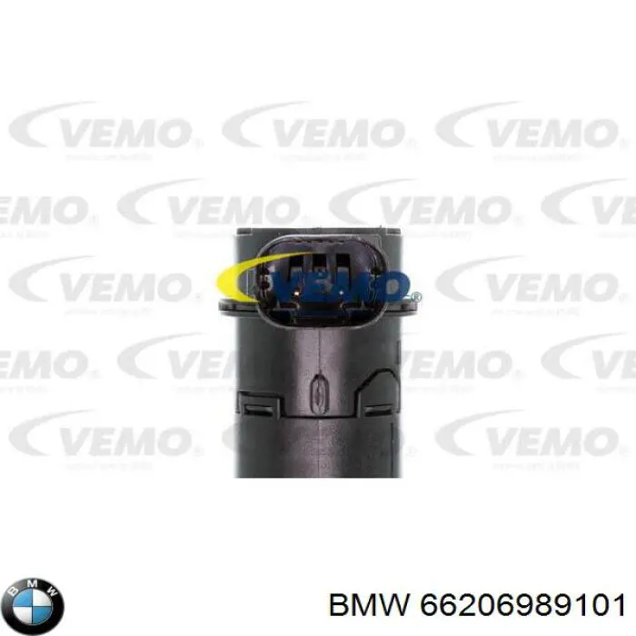 66206989101 BMW sensor de alarma de estacionamiento(packtronic Delantero/Trasero Central)