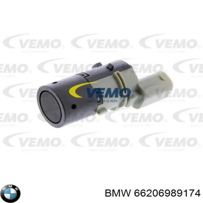 66206989174 BMW sensor de alarma de estacionamiento(packtronic Delantero/Trasero Central)