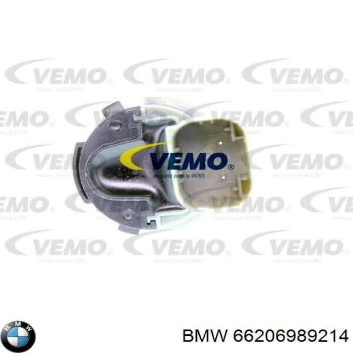 66206989214 BMW sensor de alarma de estacionamiento(packtronic Delantero/Trasero Central)