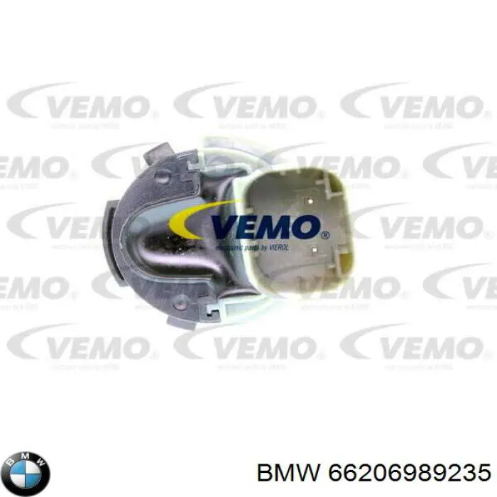 66206989235 BMW sensor de alarma de estacionamiento(packtronic Delantero/Trasero Central)