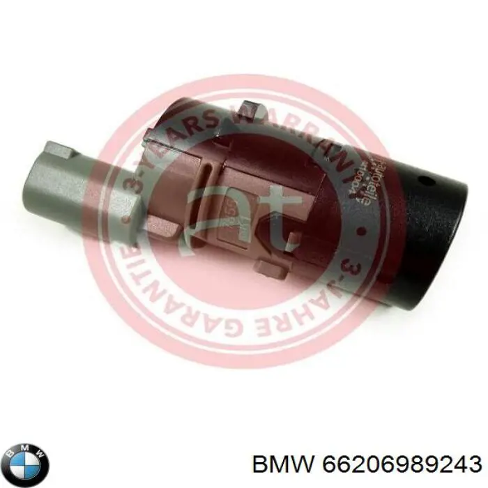 66206989243 BMW sensor de alarma de estacionamiento(packtronic Delantero/Trasero Central)