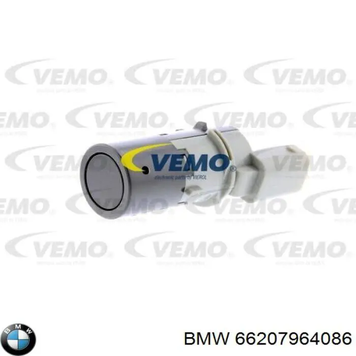66207964086 BMW sensor de alarma de estacionamiento(packtronic Delantero/Trasero Central)