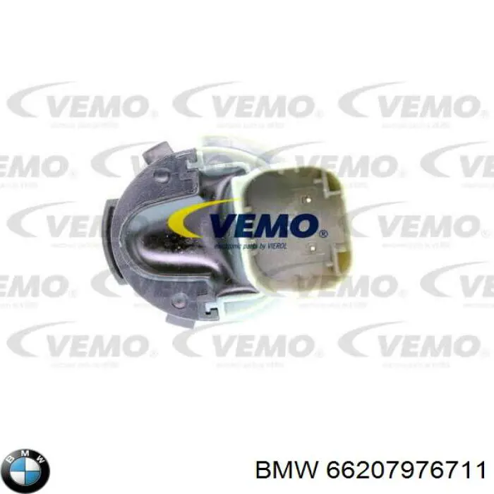 66207976711 BMW sensor de alarma de estacionamiento(packtronic Delantero/Trasero Central)