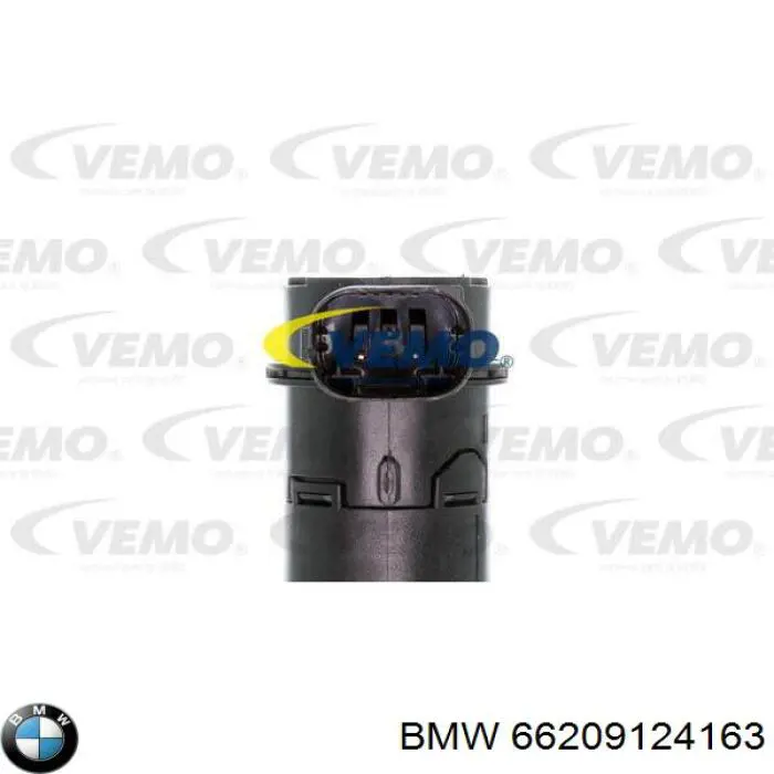 66209124163 BMW sensor de alarma de estacionamiento(packtronic Delantero/Trasero Central)