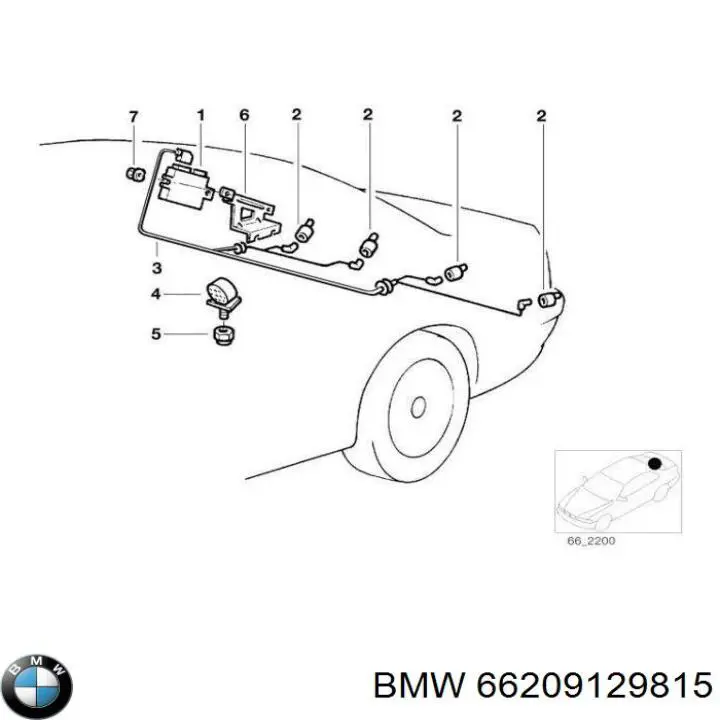 Comprar 66216900270 BMW Módulo de control del asistente de aparcamiento