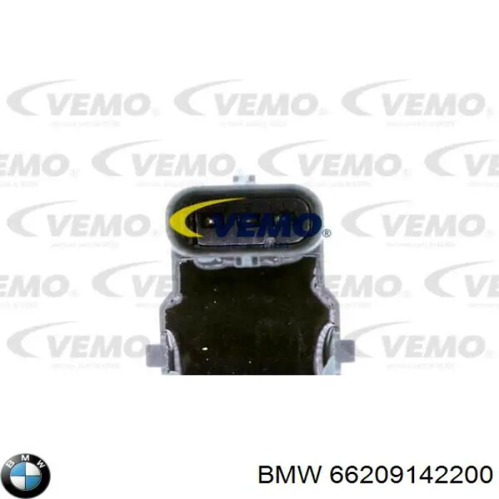 66209142200 BMW sensor de alarma de estacionamiento(packtronic Delantero/Trasero Central)