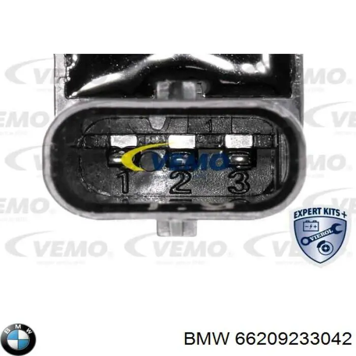 66209233042 BMW sensor alarma de estacionamiento (packtronic Frontal)