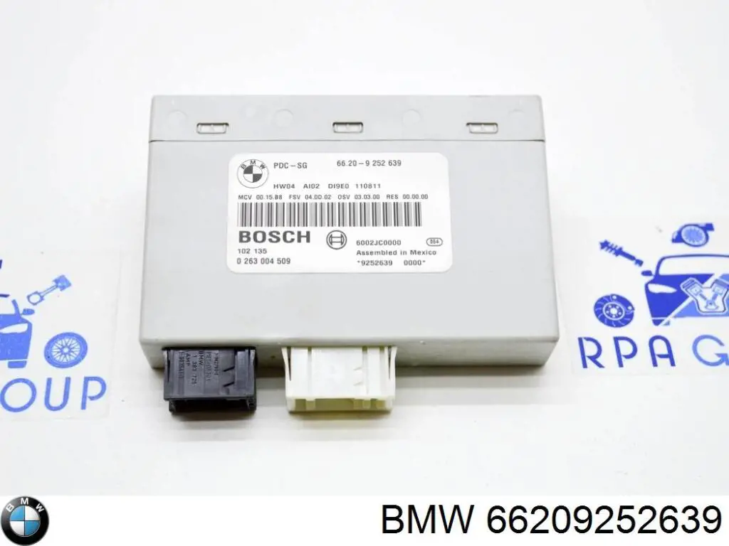 Comprar 66206982386 BMW Módulo de control del asistente de aparcamiento