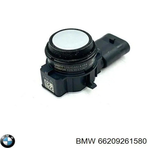 Sensor de estacionamiento delantero/trasero central 66209261580 BMW