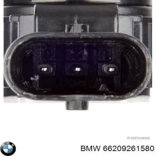 Sensor de estacionamiento delantero/trasero central 66209261580 BMW