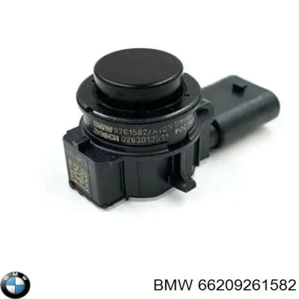 Sensor de estacionamiento delantero/trasero central 66209261582 BMW