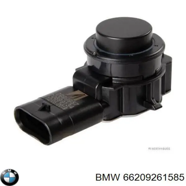 66209261585 BMW sensor de alarma de estacionamiento(packtronic Delantero/Trasero Central)