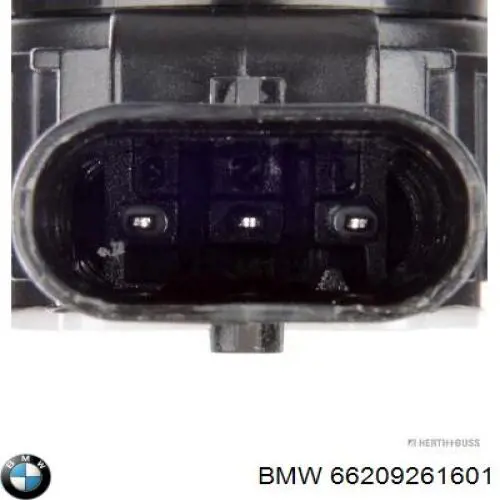 66209261601 BMW sensor de alarma de estacionamiento(packtronic Delantero/Trasero Central)