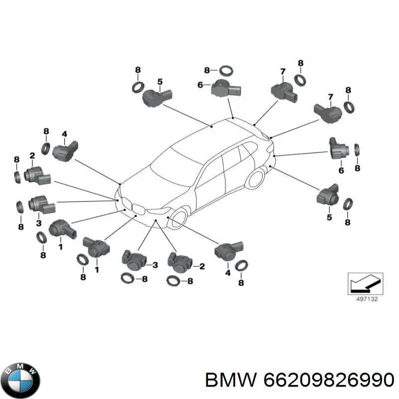  BMW 66209826990 precio, desde 95,83 EUR