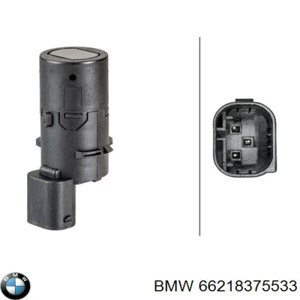 66218375533 BMW sensor de aparcamiento trasero