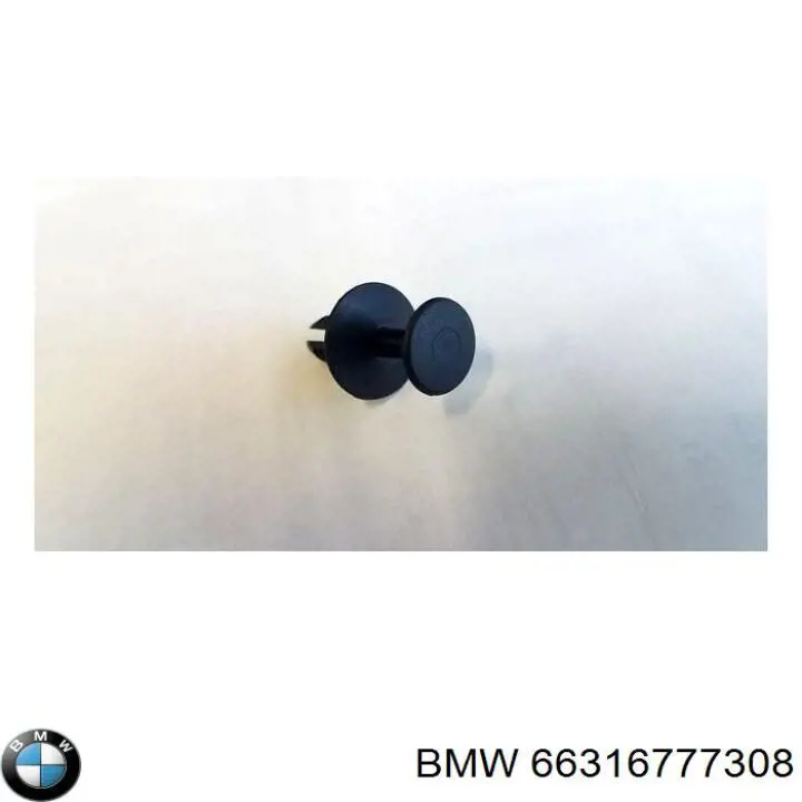 Clip de fijación del guardabarros delantero 66316777308 BMW