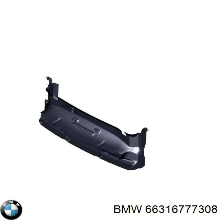 Clip de fijación del guardabarros delantero BMW 66316777308