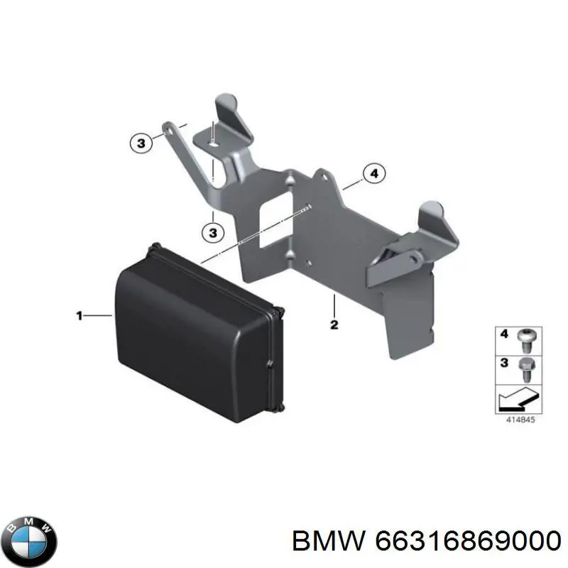 66316869000 BMW sensor de distancia por radar