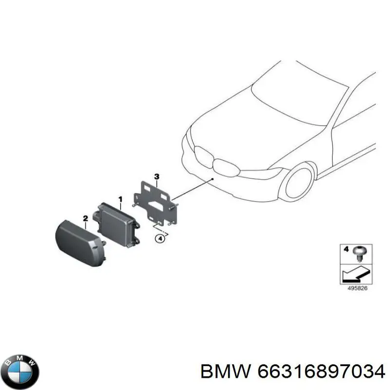 Sensor de distancia por radar BMW 66316897034 precio, desde 1575,42 EUR