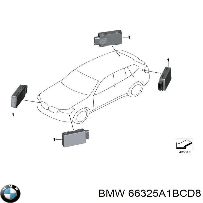 66325A1BCD8 BMW