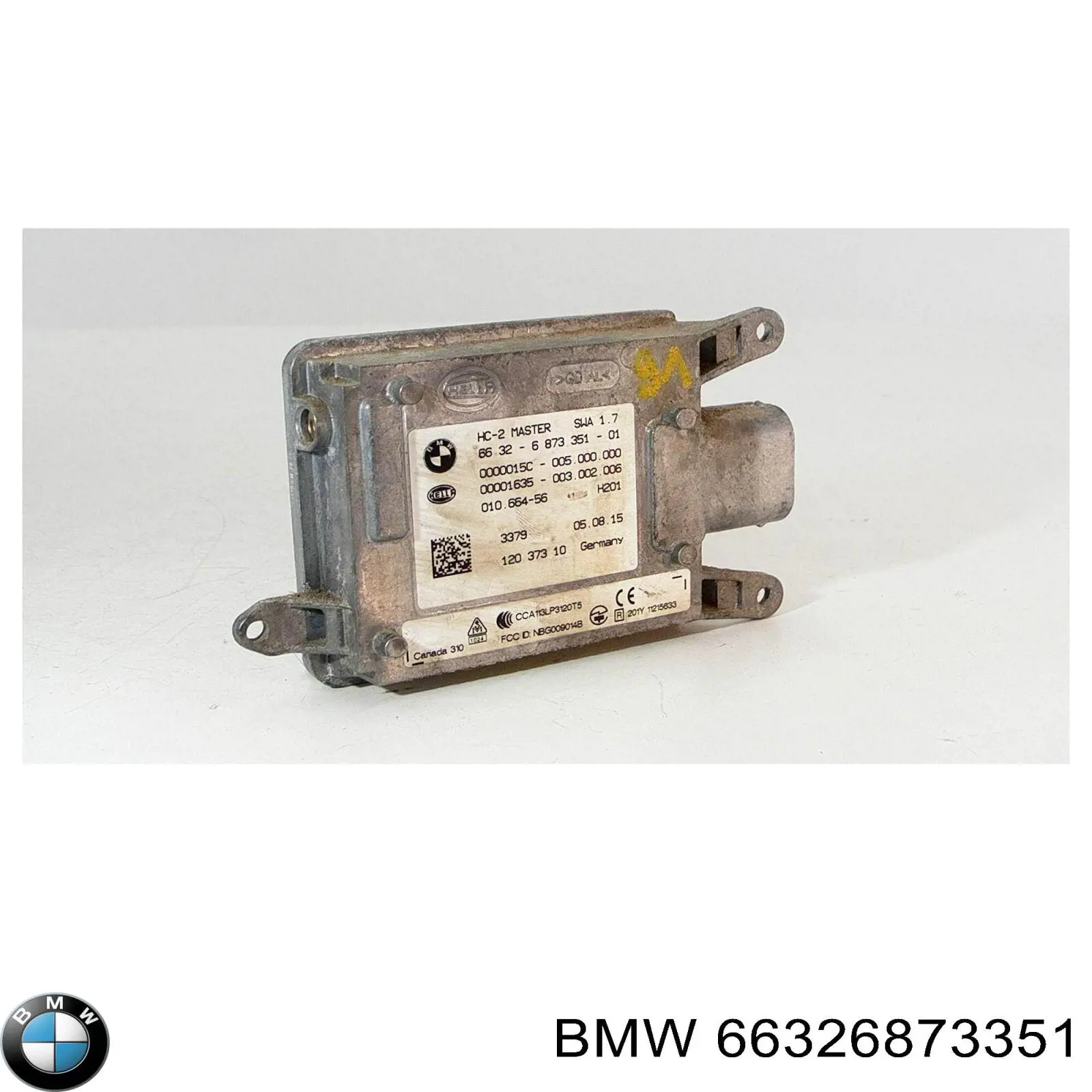 66326873351 BMW sensor de control de ángulo muerto trasero