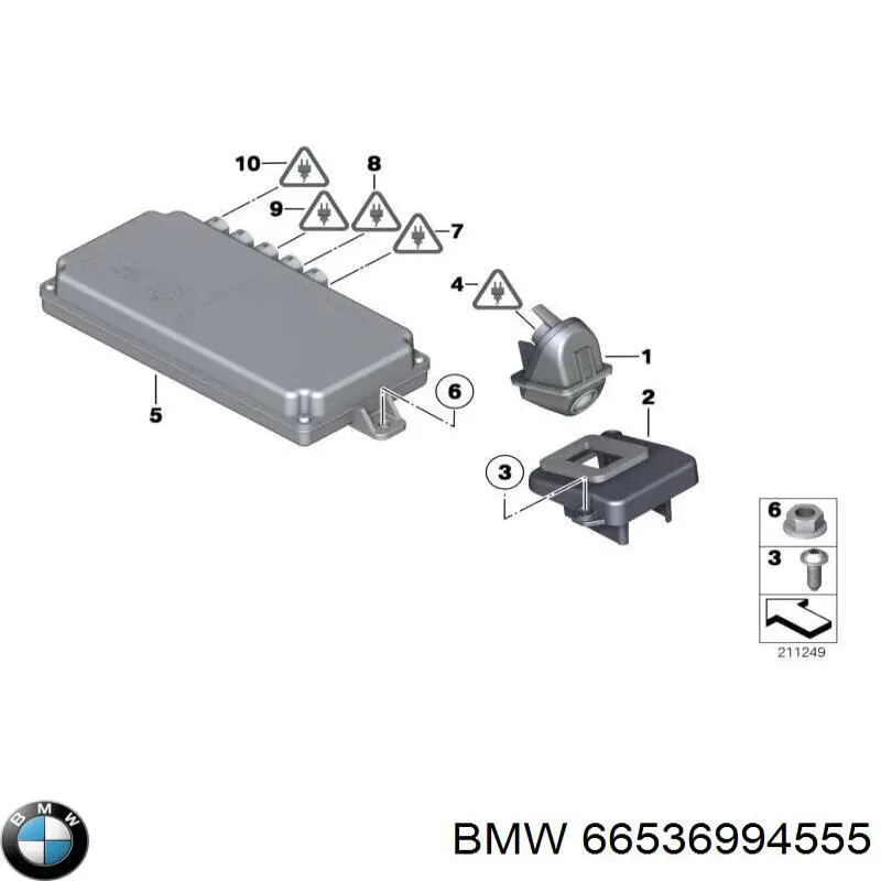 Módulo de control de cámara BMW 66536994555 precio, desde 197,47 EUR
