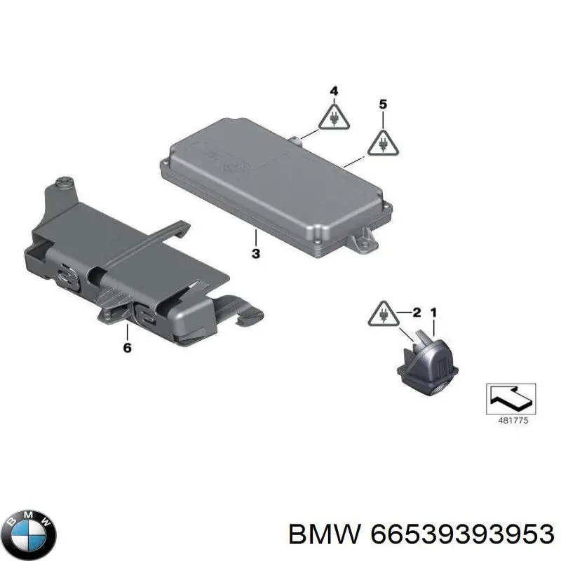 Módulo de control de cámara BMW 66539393953 precio, desde 197,47 EUR