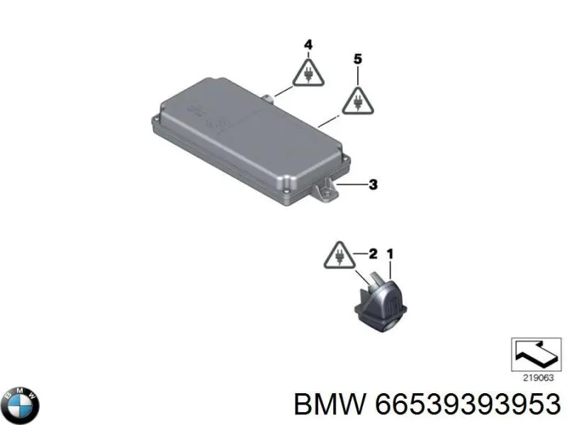 Módulo de control de cámara BMW 66539393953 precio, desde 197,47 EUR