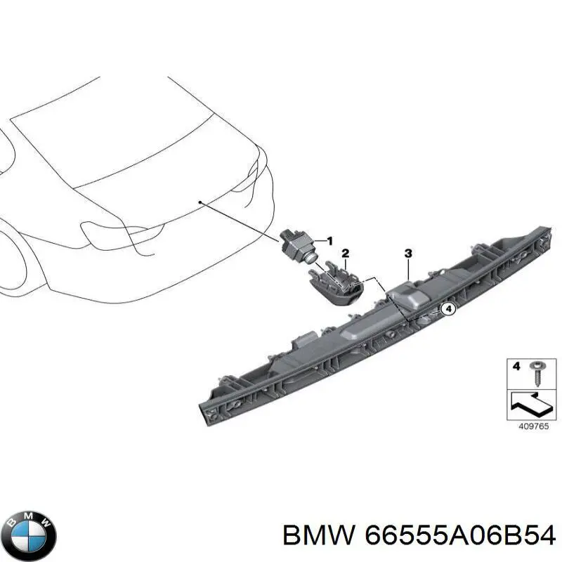 Cámara del sistema de visión BMW 66555A06B54 precio, desde 252,65 EUR