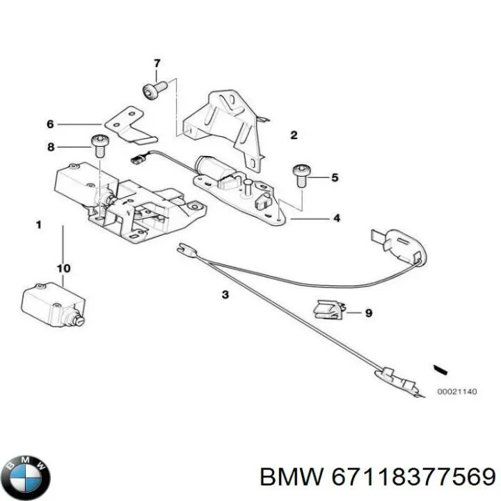 Cerradura de portón trasero BMW 67118377569 precio, desde 60,15 EUR