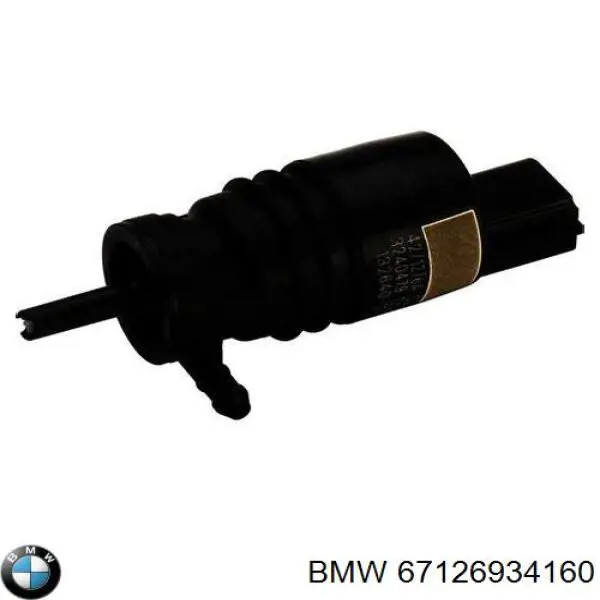 Comprar 67126934160 BMW Bomba de agua limpiaparabrisas, delantera