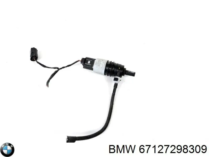Bomba de agua limpiaparabrisas, delantera BMW 67127298309 precio, desde 66,79 EUR