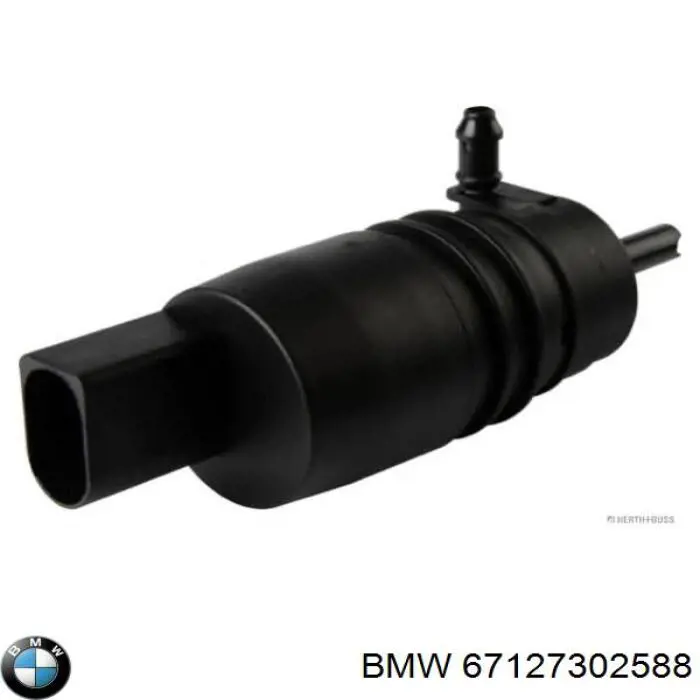 Comprar 67127302588 BMW Bomba de agua limpiaparabrisas, delantera