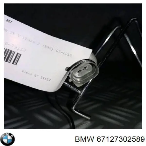 Comprar 67127302589 BMW Bomba de agua limpiaparabrisas, delantera