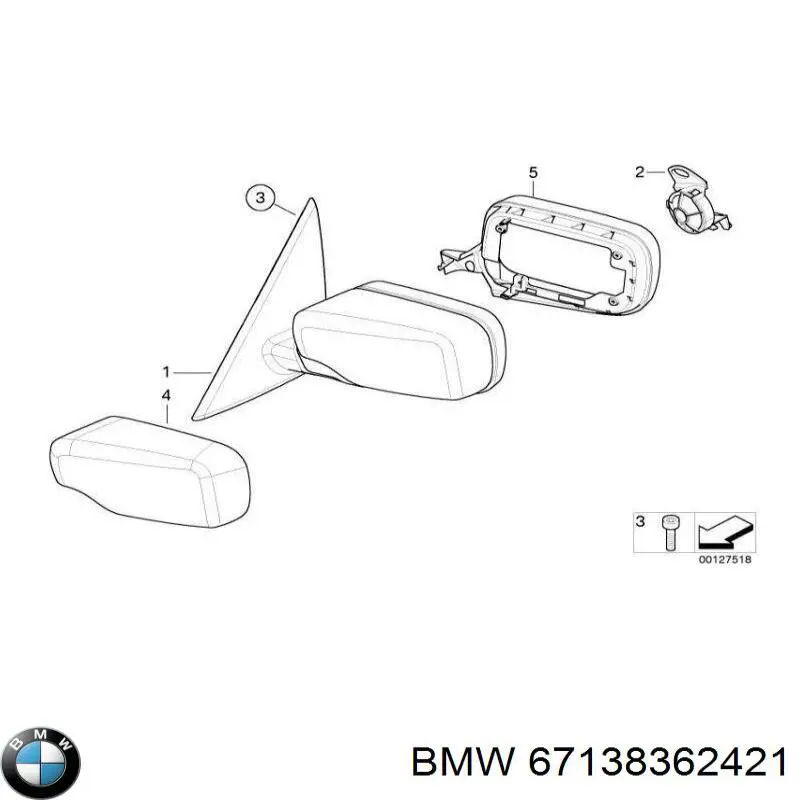 Motor del actuador del espejo retrovisor BMW 67138362421 precio, desde 88,56 EUR