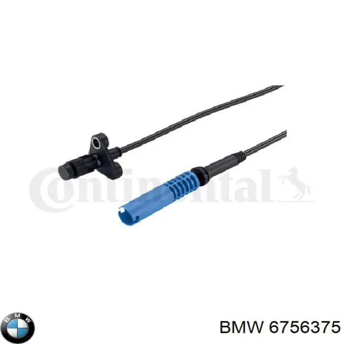 6756375 BMW sensor abs delantero