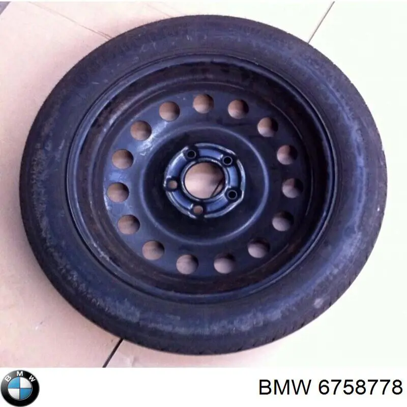 Llantas de acero (Estampado) 6758778 BMW