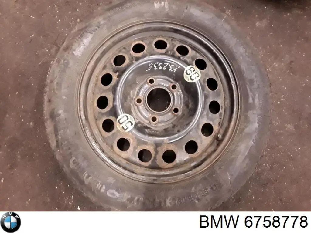 6758778 BMW Llantas de acero (Estampado)