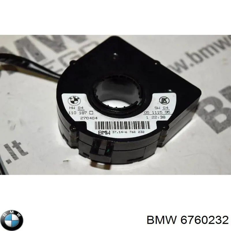 6760232 BMW Sensor de ángulo de giro del volante