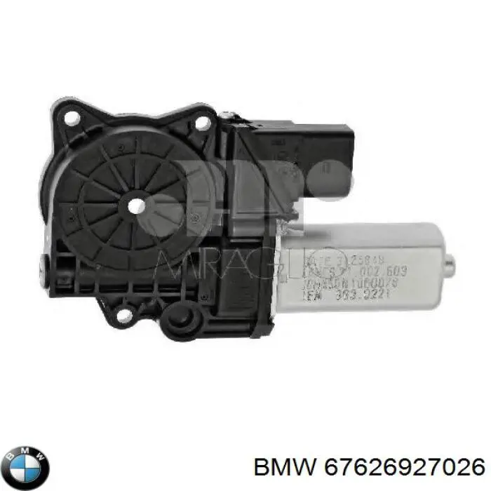 Motor eléctrico, elevalunas, puerta trasera derecha para BMW 3 (E90)
