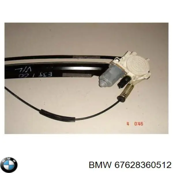 Motor eléctrico, elevalunas, puerta delantera derecha para BMW 5 (E39)